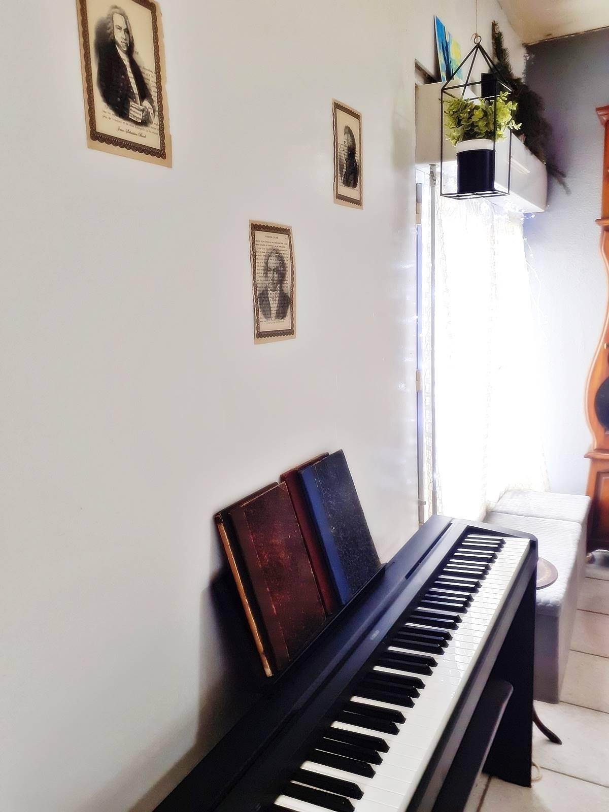 Decoration coin musique salon 4