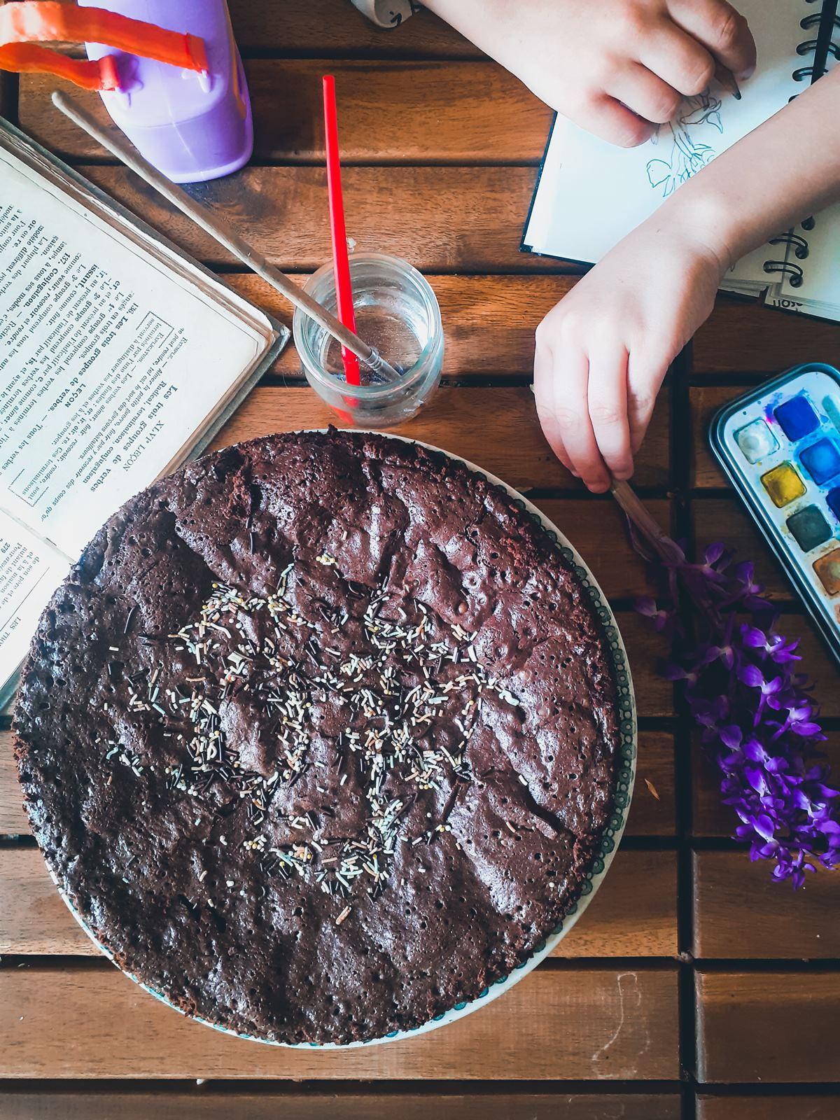La recette du fondant au chocolat de fiston et un herbierpsx 20210425 173320
