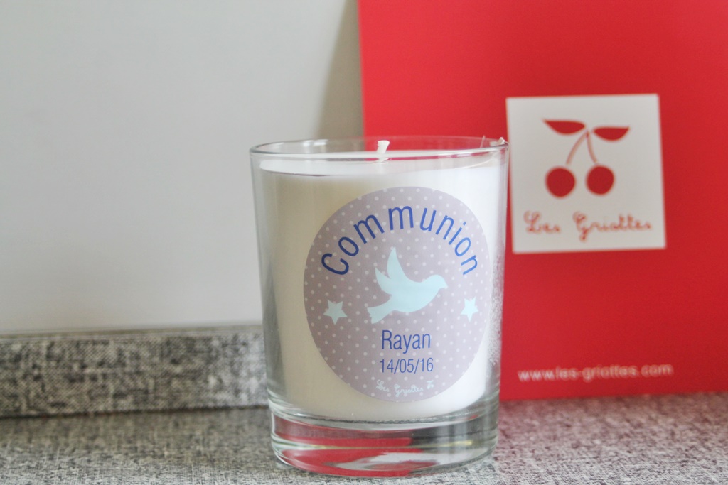 Les griottes bougie bapteme communion 4