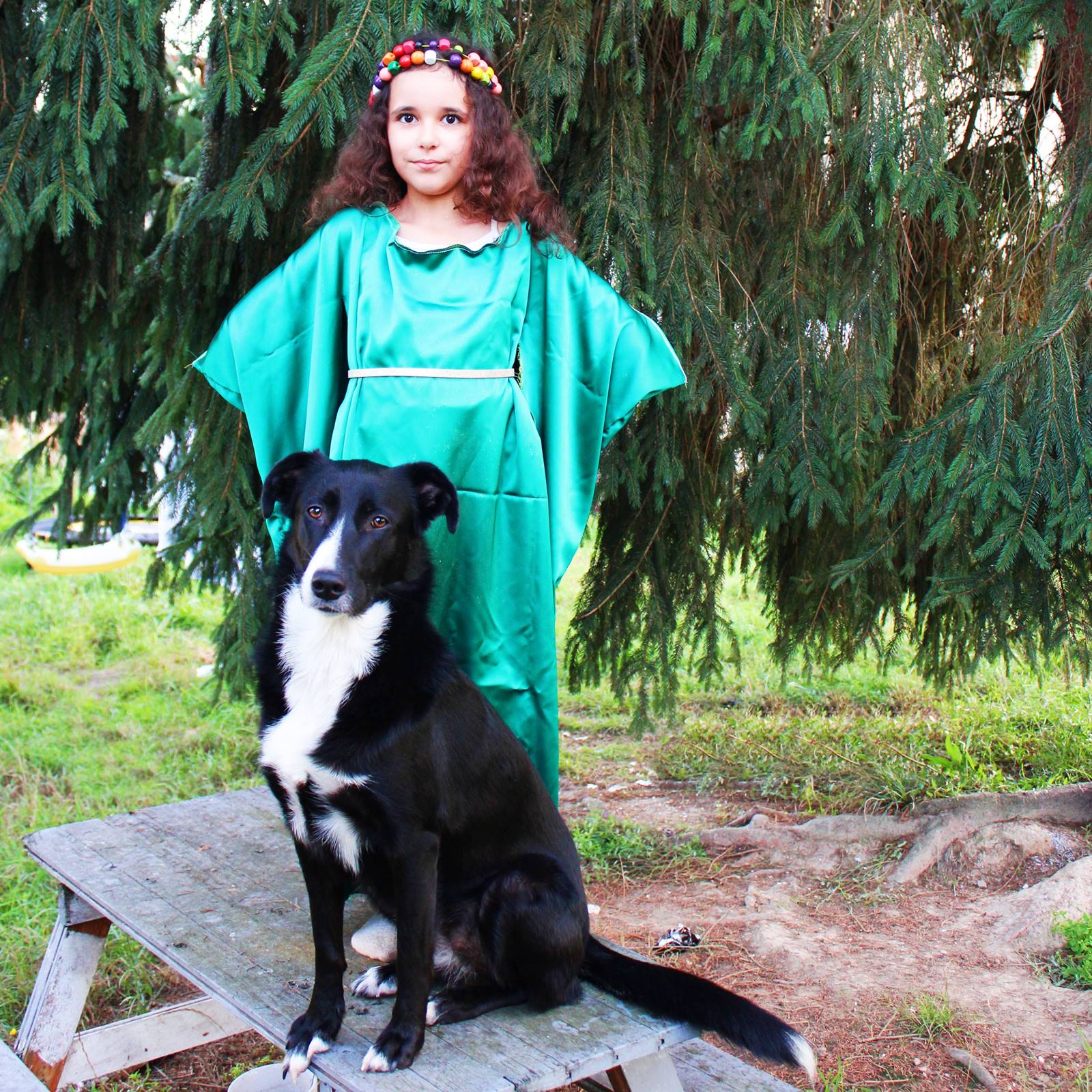 Robe medievale archer diy enfant blog 16